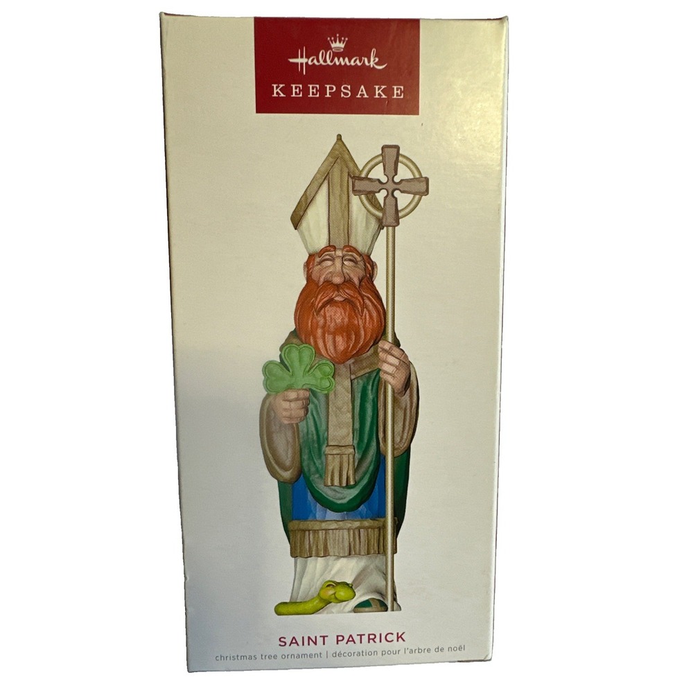 Hallmark "Saint Patrick"  Keepsake Tree Ornament 2022 Christmas Collectible New